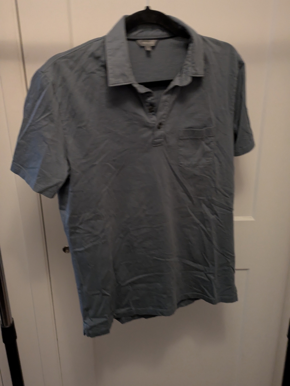 Men's Slate Blue Polo Shirt - Unbranded